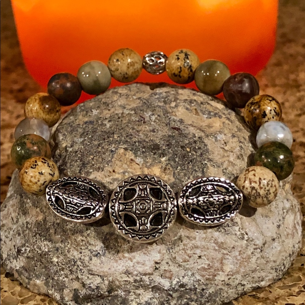 Triple Medallion Bracelet